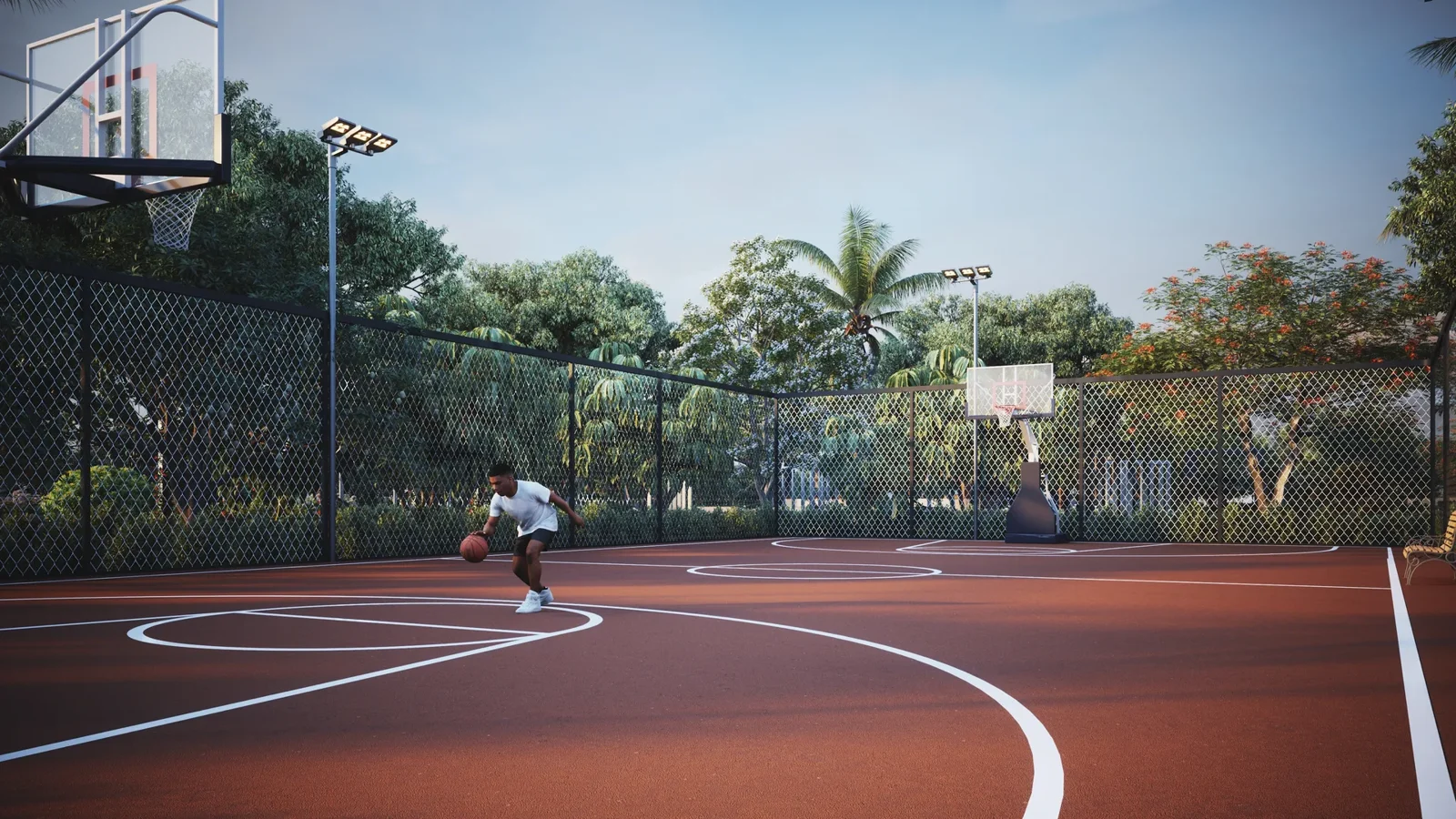 Dates County — Eco World Basket Ball Court
