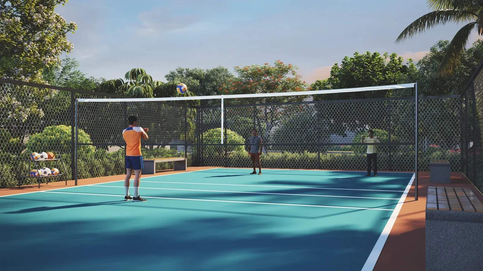 Dates County — Volley Ball Court