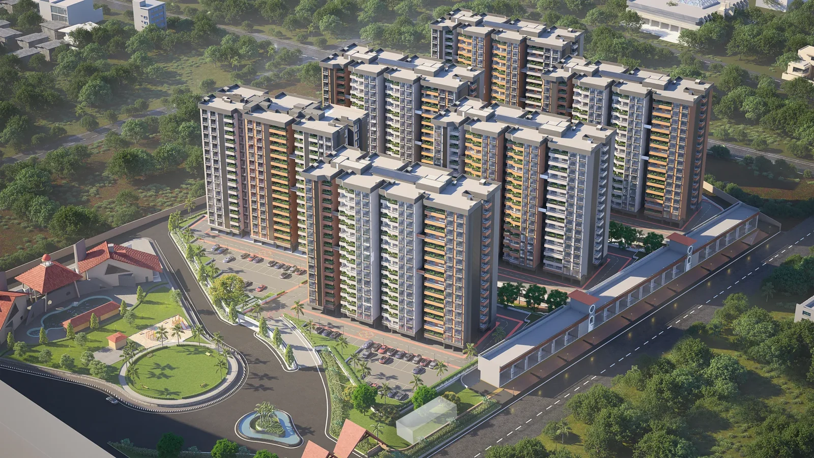 FCB Harmony architectural visualisation